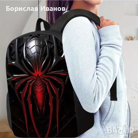 Раница Spider-Man комплект от 3 части, снимка 2 - Раници - 52468134