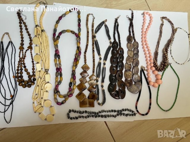 Лот от 15 броя гердани (8 са с естествени камъни)