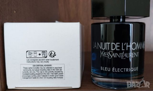 Yves Saint Laurent La Nuit de L'Homme Bleu Électrique EDT - тоалетна вода за мъже, снимка 2 - Мъжки парфюми - 44968305