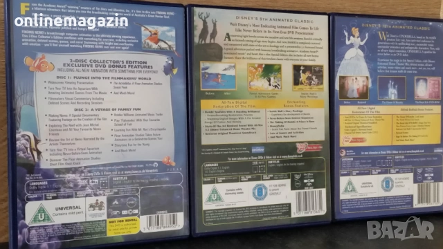 DVD анимации на Disney с по два диска , снимка 2 - DVD филми - 54163206
