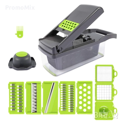 Мултифункционално кухненско ренде Prokitchen DE-QCQ-14A-XBS Grater 13в1 Мулти ренде Кухненско ренде, снимка 5 - Други - 48141552