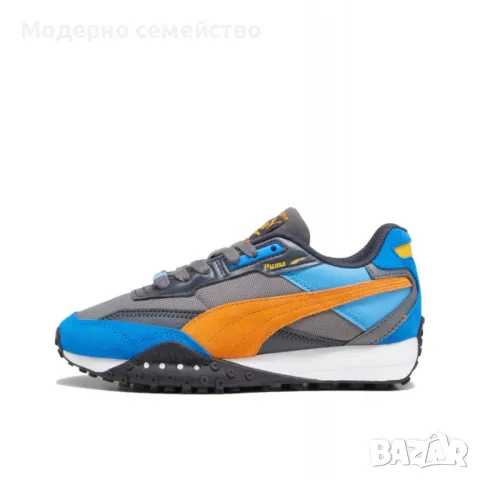 Дамски маратонки PUMA Blacktop Rider Bts Shoes Grey/Blue, снимка 4 - Маратонки - 46973167