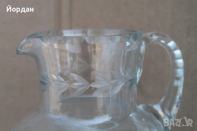 Немска кристална кана, снимка 2 - Колекции - 50606885