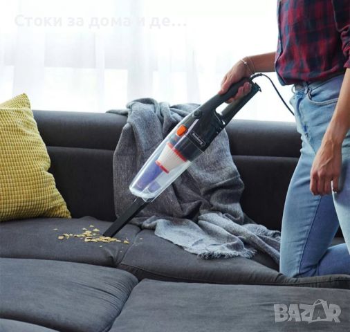 ✨Прахосмукачка Rosberg R51001A, Вертикална, 600W, 800 ml, HEPA филтър, Използване като ръчна, Черен , снимка 2 - Прахосмукачки - 46196771