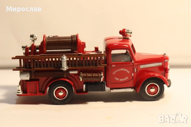 1:43 DEL PRADO BEDFORD КАМИОН ПОЖАРНА КОЛИЧКА МОДЕЛ, снимка 5 - Колекции - 53691524