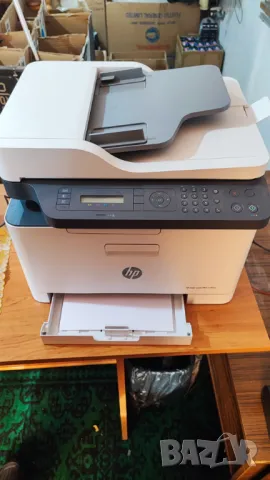 РАБОТЕЩ цветен лазерен ПРИНТЕР и СКЕНЕР - HP Color Laser MFP 179fnw, снимка 2 - Принтери, копири, скенери - 48427059