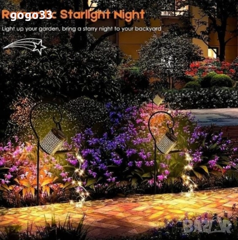 декоративна соларна лампа , снимка 3 - Декорация за дома - 52554421