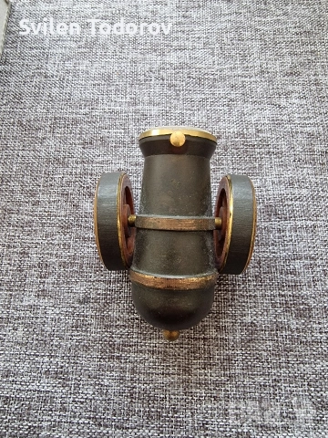 Бронзово мини оръдие, снимка 4 - Колекции - 53709799