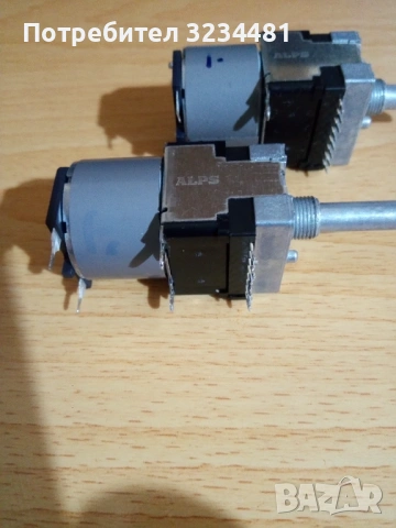 Продавам ОРИГИНАЛНИ моторизирани потенциометри ALPS-RK168 / 2x50 Kohm !, снимка 2 - Ресийвъри, усилватели, смесителни пултове - 53566225