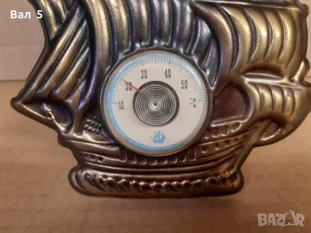 Стар термометър - кораб , фигура корабче - СССР, снимка 2 - Антикварни и старинни предмети - 52495498