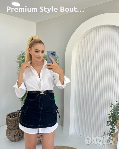 колан от естествена кожа в кутия celine