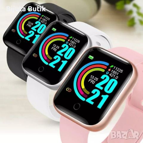 Smart Часовник Bluetooth Touchscreen , снимка 1 - Смарт часовници - 45203207