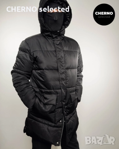 ABOUTYOU X KEVIN TRAPP дълго черно пухено яке – L • XL – Ново с етикети, снимка 8 - Якета - 52850437