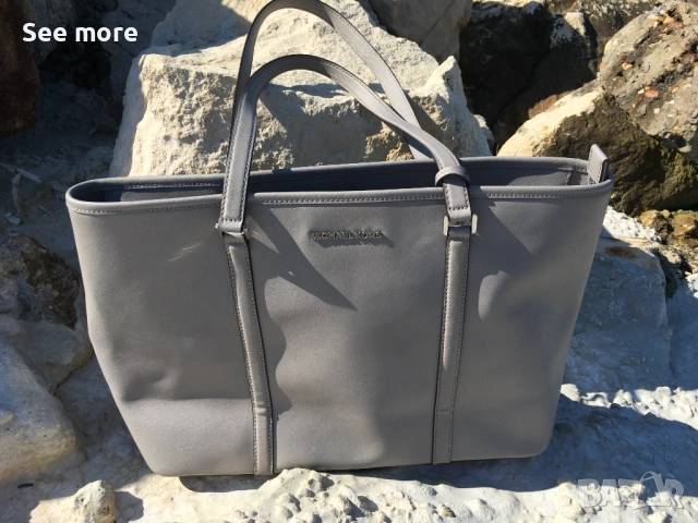 Michael Kors Jet Set кожена чанта, снимка 14 - Чанти - 52074151
