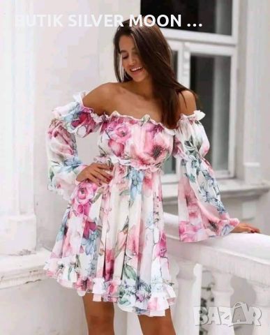 Дамска Рокля 👗S, M, L , снимка 1 - Рокли - 46748387