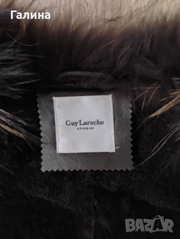 Елек от естествена кожа Guy Laroche, снимка 5 - Елеци - 50754019