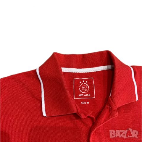 Мъжка тениска с яка Ajax Amsterdam🇳🇱 | M размер, снимка 3 - Тениски - 45804429