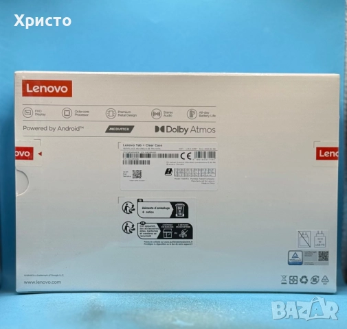 НОВ!!! Таблет Lenovo Tab, Octa-Core , 10.1", 4GB RAM, 128GB, 4G, Luna Grey + Clear case, снимка 5 - Таблети - 51928660