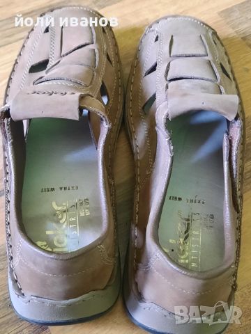 rieker-кожени резани обувки шити 44 номер,нови, снимка 8 - Мокасини - 46407345