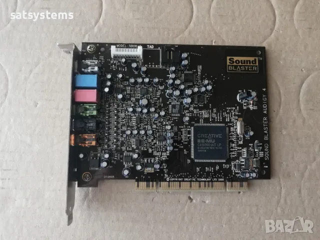 Звукова карта Creative Labs Sound Blaster SB0610 Audigy 4  7.1 Channel PCI, снимка 1 - Други - 48075789