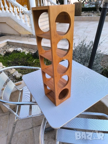 продавам дървена стойка за вино