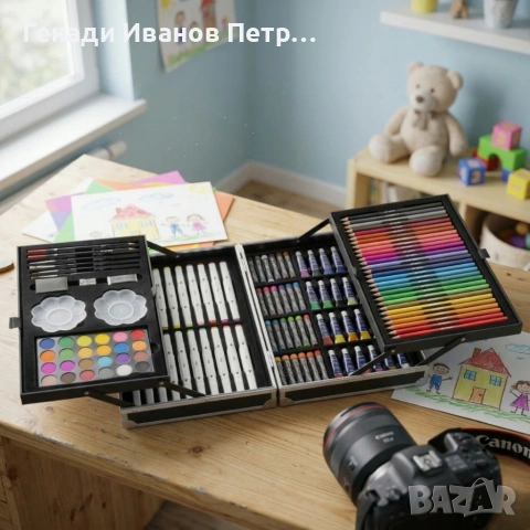 Арт куфар за деца, снимка 5 - Рисуване и оцветяване - 53900314