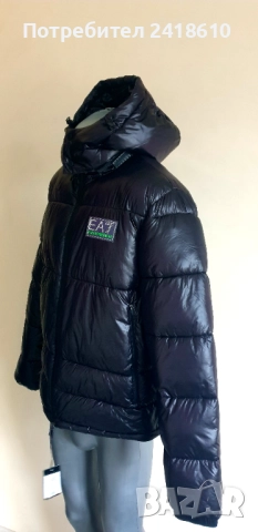 Emporio Armani EA7 Bomber Mens Jacket Size L НОВО! ОРИГИНАЛ! Мъжко Зимно Яке!, снимка 13 - Якета - 52554154