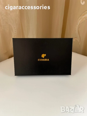 Хумидор COHIBA за 5 пури – кожен калъф, преносим, снимка 6 - Табакери - 50898536