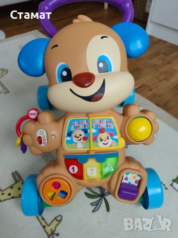 Fisher Price LAUGH & LEARN Проходилка кученце на български език