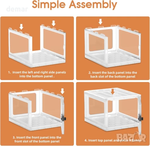 Пластмасова кутия за лекарства, храна и лични вещи Glosen с 3-цифрен код за заключване, снимка 6 - Други стоки за дома - 51234669