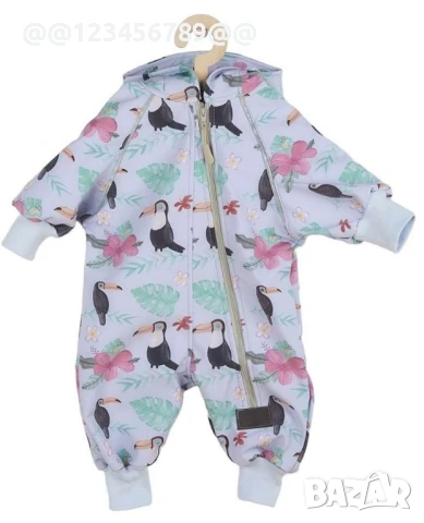 Бебешки гащеризон от софтшел New Baby - Токан, 80 cm 