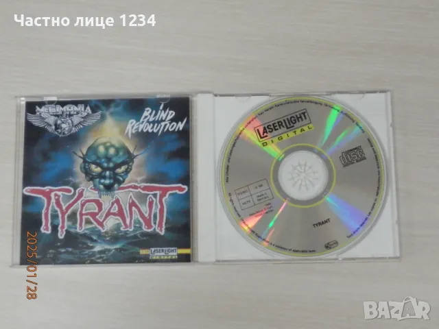 Tyrant (Ger) – Blind Revolution/Ruling The World – 1988 , снимка 3 - CD дискове - 35386894