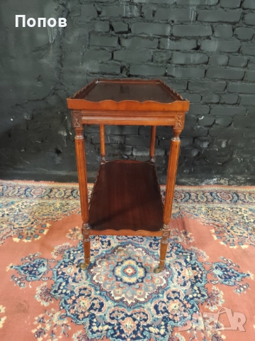 Старинна подвижна помощ на маса, снимка 3 - Маси - 52355884