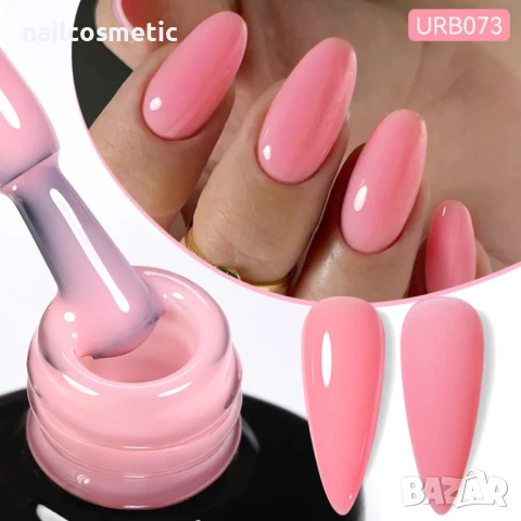 КАУЧУКОВА UV&LED БАЗА 2 В 1 КОЛЕКЦИЯ MACARON - UR SUGAR 7 мл бонбонени цветове, снимка 4 - Продукти за маникюр - 50592951