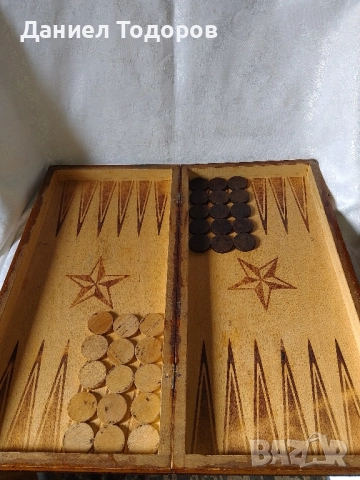 Стар дървен шах , Табла.Размери - 34 х 34см. ., снимка 17 - Шах и табла - 50749275