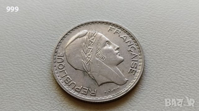 10 франка 1949 Франция - №2, снимка 2 - Нумизматика и бонистика - 45179212