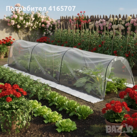 Мини оранжерия - сгъваема, практична и идеална за всеки градинар - 1,8 х 6м, снимка 5 - Саксии и кашпи - 53645387