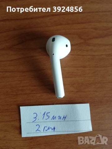 Apple Airpods 2gn слушалки лява и дясна, снимка 3 - Слушалки, hands-free - 45777544