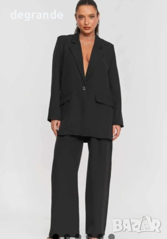 Елегантен дамски комплект в три цвята сако и панталон, снимка 4 - Комплекти - 50909116