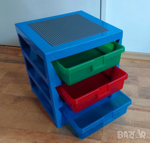 LEGO маса с чекмеджета за съхранение, снимка 3 - Конструктори - 53851847