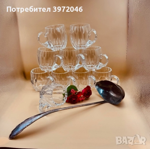 Антикварна кристална купа /1920-35 / , снимка 9 - Антикварни и старинни предмети - 51946253