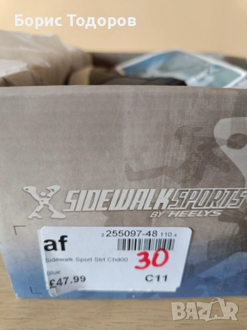 Кецове Маратонки с колелца детски обувки Sidewalk 30 номер, снимка 5 - Детски маратонки - 53603793