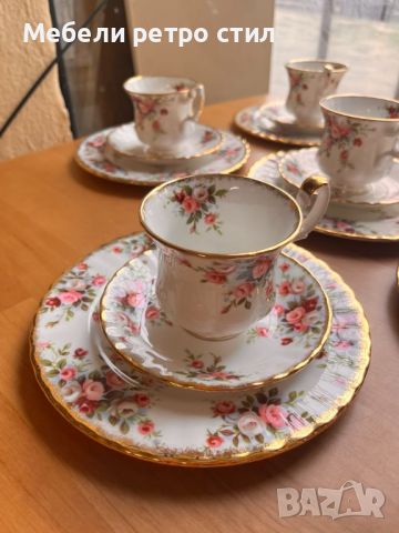 Предлагаме Ви едно изключително съкровище - комлект за чай за 12 души. Royal Albert Cottage Garden –, снимка 5 - Сервизи - 45430430