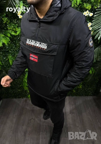Napapijri Мъжко Черно Яке Ветровка 5 Бр.