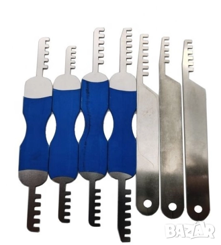 Инструменти 7 в 1 за отключване на мебелни ключалки и катинари