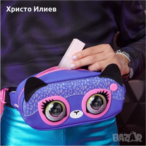 PURSE PETS Интерактивна чанта за кръста със звук и светлини Cheetah, снимка 5 - Други - 46766025