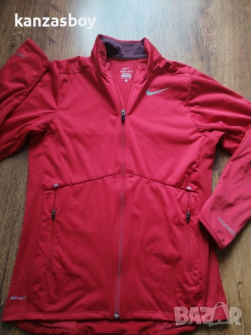 Nike Veste Element Shield Full-Zip - страхотно мъжко горнище КАТО НОВО С, снимка 3 - Спортни дрехи, екипи - 53155742