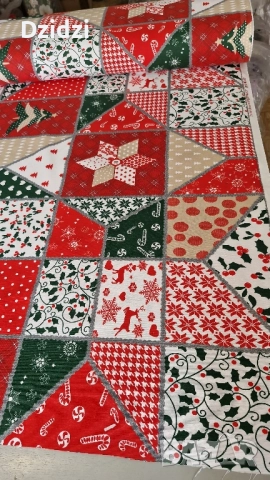 Коледен хидрофобиран плат, снимка 3 - Платове и дамаски - 52727698
