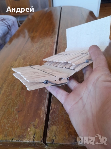 Стари дървени щипки #3, снимка 4 - Други ценни предмети - 52065545