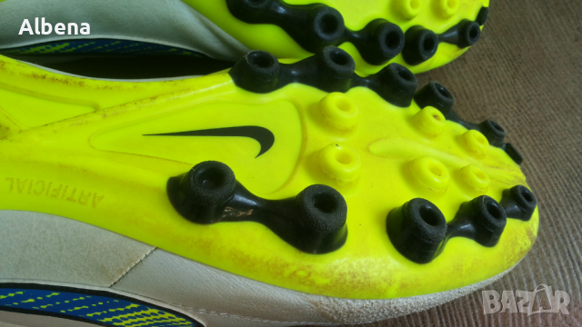 NIKE TIEMPO Real Leather Football Boots Размер EUR 45 / UK 10 бутонки 119-14-S, снимка 15 - Спортни обувки - 44979182